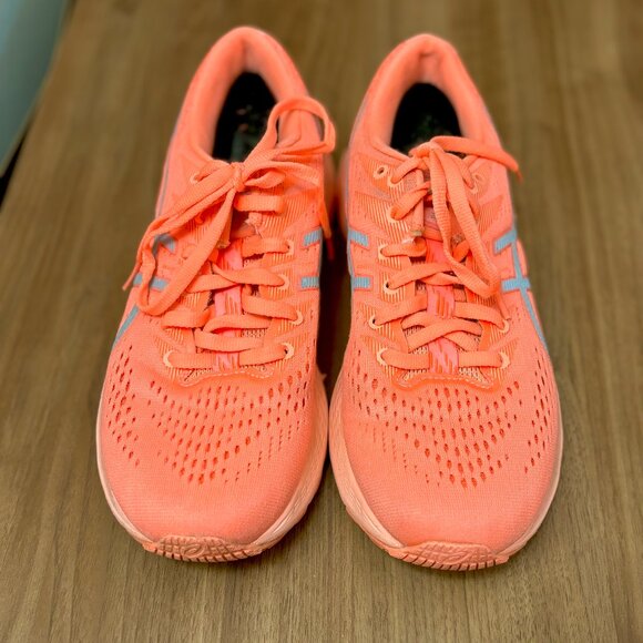 ASICS Gel Kayano 28 Running Shoes, Sun Coral, Size 8 - Picture 4 of 10